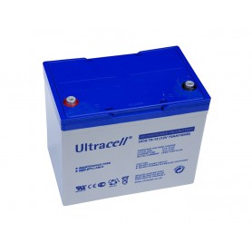 Ultracell, Batteria al piombo ricaricabile Ultracell DCGA / Deep Cycle Gel UCG 12V 75000mAh, Piombo-acido (AGM e Gel) Batteri...