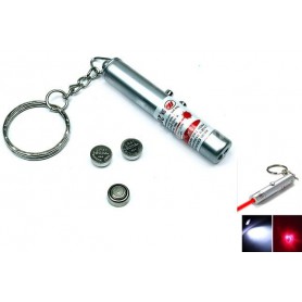 Oem, 2in1 laser pointer + Led Keychain Light YOO004, Flashlights, YOO004-CB