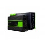 Green Cell - 2000W DC 24V a AC 230V Convertidor convertidor de corriente con USB - Pure/Full Sine Wave - Inversores de baterí...