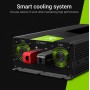 Green Cell - 2000W DC 24V a AC 230V Convertidor convertidor de corriente con USB - Pure/Full Sine Wave - Inversores de baterí...