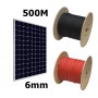 Elettro Brescia - 6mm2 Solar Wire - Red or Black - 500 Meter - Cabling and connectors - 6MM-500M-CB