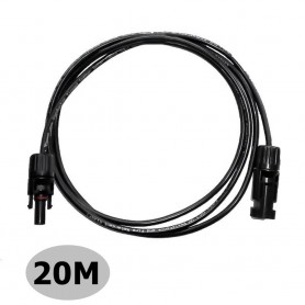 Stäubli - MC4 20 Meter MC4 Male-FEMALE Cable - Solar accessoires - Cabling and connectors - MC4-20M-1