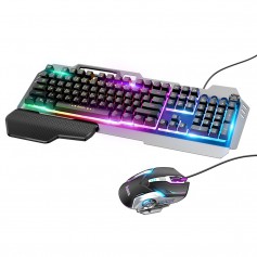 HOCO - HOCO GM12 Keyboard Mouse Gaming Set RGB Light and Shadow - Various computer accessories - H-GM12