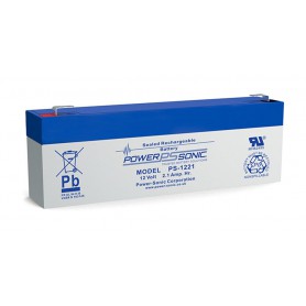 POWER SONIC, POWER SONIC 12V 2.1Ah F1 PS-1221 Rechargeable Lead-acid Battery, Battery Lead-acid , PS-1221