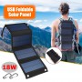 Oem - 18W 5V Mini Foldable USB Solar Panel Solar-Cell Charger - Solar Adventure - AL1138-18W