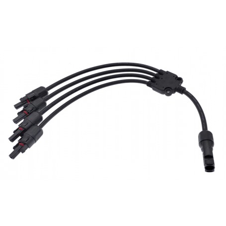 Oem - MC4 DC Solar Panel Connector Cable 1x male to 4x female - Cabling and connectors - AL1142-MC4-4F
