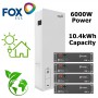 FOX ESS - FOX 6kW All in One Off Grid Hybrid 10.4kWh Storage System - Energy system packs - FOX-AIO-6KW-10.4