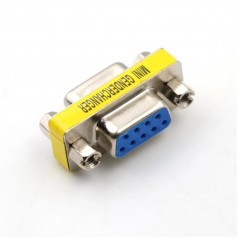 Serial RS232 9 Pin DB9 Female to Female Adapter