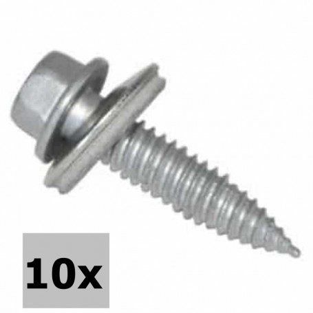ESDEC, ESDEC șurub autofiletant 6.0x25mm SW10 HEX/T30 (1008085) 10 buc., Material de montaj solar, SE092