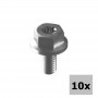 ESDEC FlatFix Fusion - Befestigungsschraube M6x12mm (1000612) -10 Stück