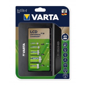 Varta, Varta 4h LCD univerzális töltő NiMH AAA, AA, C, D, 9V cellákhoz, Battery chargers, BS507