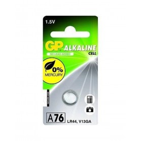 GP, GP Alkaline knoopcel 76A A76 LR44 V13GA AG13 G13 PX76A, Button cells, BS514-76A-CB