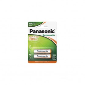 Panasonic - Panasonic Rechargeable AA 1000mAh 1.2V NiMH - Size AA - BS526-1000-CB