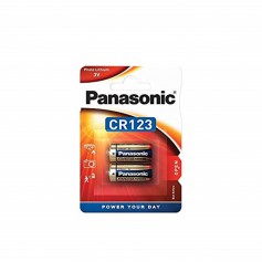 Panasonic CR123 Lithium 3V 1400mAh (Duo Blister)