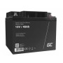 Green Cell, GREEN CELL 12V 40Ah VRLA AGM Batterie mit B4 Terminal, Blei-Säure (AGM und Gel) batterien, GC354-AGM22