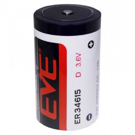 EVE - EVE ER34615 D-Format 3.6V 19000mAh Li-SOCI2 (non-rechargeable) - Size C D 4.5V XL - NK518