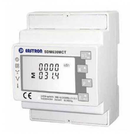 EASTRON - EASTRON SDM630MCT 3-fase energiemeter (exclusief CT klemmen) -  - SE145