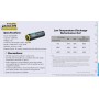 NITECORE - Nitecore NL2142LTHPR USB 4200mAh 15A 21700 specially for Cold Weather with USB Port - Other formats - MF021