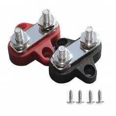 Victron DC dubbel verdeelpunt set zwart/rood M8