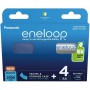 Eneloop, 4x AA R6 Panasonic eneloop Rechargable Battery + Case, Size AA, ON1313