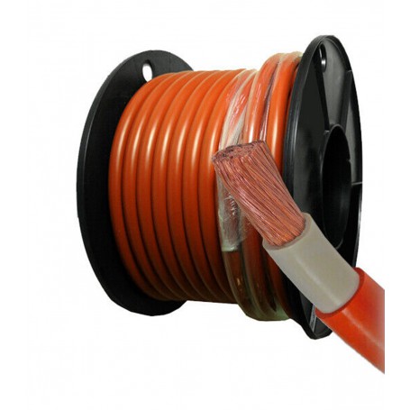 Eland Cables, 35mm2 Orange / Black Battery Cable 1 Meter, Cabling and connectors, SE003-CB