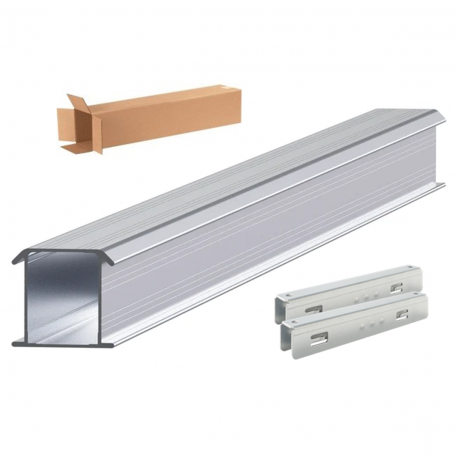 ESDEC - ESDEC 4.64 (3x 1.55m) + 2x Cuplaj șine ClickFit EVO Kit șină de montare - Material de montaj solar - SE065-4.6-PACK