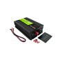 Green Cell - GREEN CELL Smart LCD 2000W 12V DC la 230V AC cu USB QC3.0 Invertor de baterie - Sinusoid pur - Invertoare de bat...