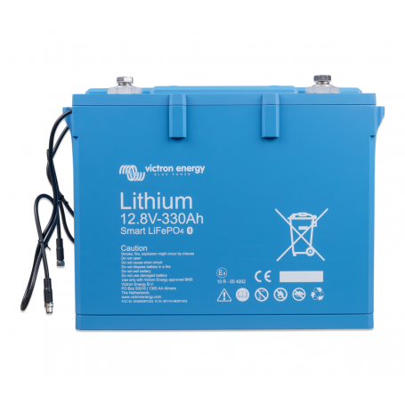 Victron energy - Victron Smart 12.8V/330Ah LiFePO4 Batterie avec insert à vis M10 - Batterie LiFePO4 - SL338