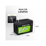 Green Cell, Batterie Green Cell LiFePO4 12.8V 200Ah 2560Wh pour panneaux solaires et camping-cars Nouvelle édition S, Batteri...