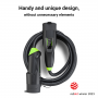 Green Cell, GREEN CELL Habu EV Portable EV Charger 11kW 7M Type 2 chargeur Véhicules électriques EV PHEV 2in1 Wallbox avec AP...