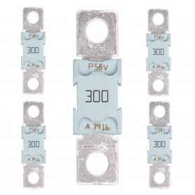 Victron energy, Victron 300A/80V MEGA-Sicherung für Hochspannungssysteme (Packung mit 5 Stück), Sicherungen und Schienen, SL402