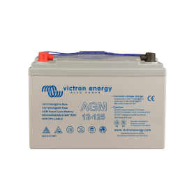 Victron energy, Batteria Victron 12V 125Ah (C20) AGM Super Cycle M8, Piombo-acido (AGM e Gel) Batterie, SL434