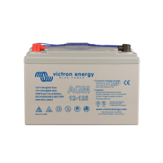 Victron energy, Batteria Victron 12V 125Ah (C20) AGM Super Cycle M8, Piombo-acido (AGM e Gel) Batterie, SL434