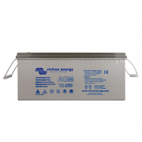 Victron energy, Batteria Victron 12V 230Ah (C20) AGM Super Cycle M8, Piombo-acido (AGM e Gel) Batterie, SL436