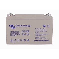 Victron energy, Victron 12V 110Ah (C20) AGM Deep Cycle-accu M8 Insert, Lood (AGM en Gel) accu's, SL456