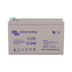 Victron energy, Victron 6V 240Ah (C20) AGM Deep Cycle-accu M6, Lood (AGM en Gel) accu's, SL444