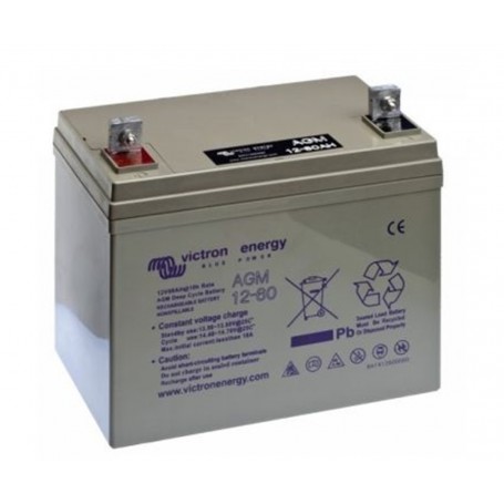 Victron energy - Victron 12V 60Ah (C20) AGM Deep Cycle Batterie M6 Bolt - Batterie Blei-Säure - SL449