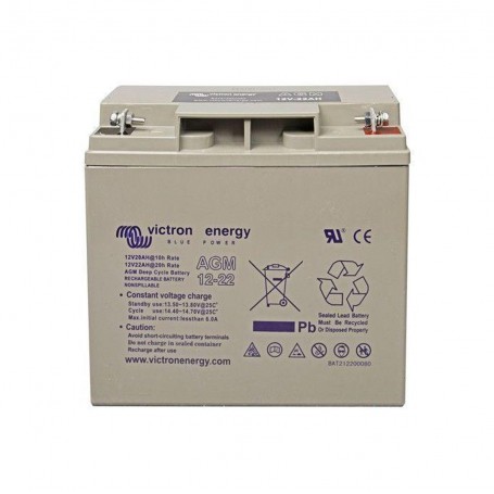 Victron energy - Victron 12V 22Ah (C20) AGM Deep Cycle Batterie M6 Bolt - Batterie Blei-Säure - SL447