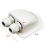 Oem - Goulotte de toit pour câbles de panneaux solaires pour caravanes, camping-cars et bateaux simple et double voie noir ou...