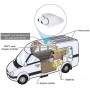 Oem - Conductă de acoperiș Pentru cabluri de panouri solare pentru rulotă, rulotă și ambarcațiuni Single și Double Way Negru ...