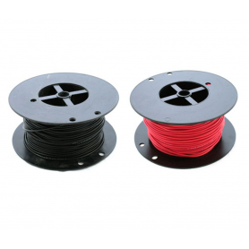 DG RUBBER HOLLAND, 35mm2 Rotolo da 50 metri - Rosso/Nero Cavo batteria a doppio isolamento, resistente all'olio e molto fless...