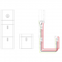 KSTAR, KSTAR 10-15kW H3-H5 Connector cables batteries and Top Cover, Battery Cables, 10-15KW-CABLE