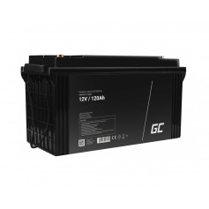 Green Cell, Green Cell 12V 120Ah B5 (M8 Bolt) VRLA AGM Batterie, Plomb-acide (AGM et GEL) Batteries, GC392-AGM31