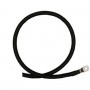OEM - Battery cable black 16mm² - 2 meters - 1x M8 eye and loose end (for MPPT chargers) - Battery Cables - DG002-16-2M-BL-M8