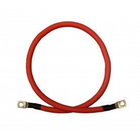 DG RUBBER HOLLAND, Accukabel rood 50mm² - 2 meter - 2x M8 oog, Accu Kabels, DG002-50-2M-RE-2XM8