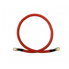 DG RUBBER HOLLAND, Accukabel rood 16mm² - 2 meter - 2x M8 oog, Accu Kabels, DG002-16-2M-RE-2XM8