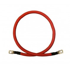 Battery cable red 35mm² - 1 meters - 2x M8 eye