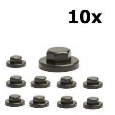Capac ESDEC FlatFix Fusion Color Negru - 10 buc