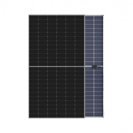 Longi Solar - Modul solar bifacial LONGi Solar 450W 144 tăiat - cadru argintiu / foaie de spate albă - Panouri solare - SL578
