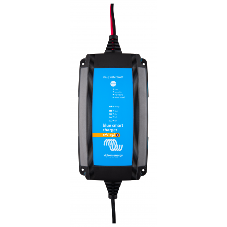 Victron energy - Cargador de batería Victron Blue Smart IP65 de 12 V/25 A/230 V, 1 salida con conector CC y toma CEE 7/17 - B...